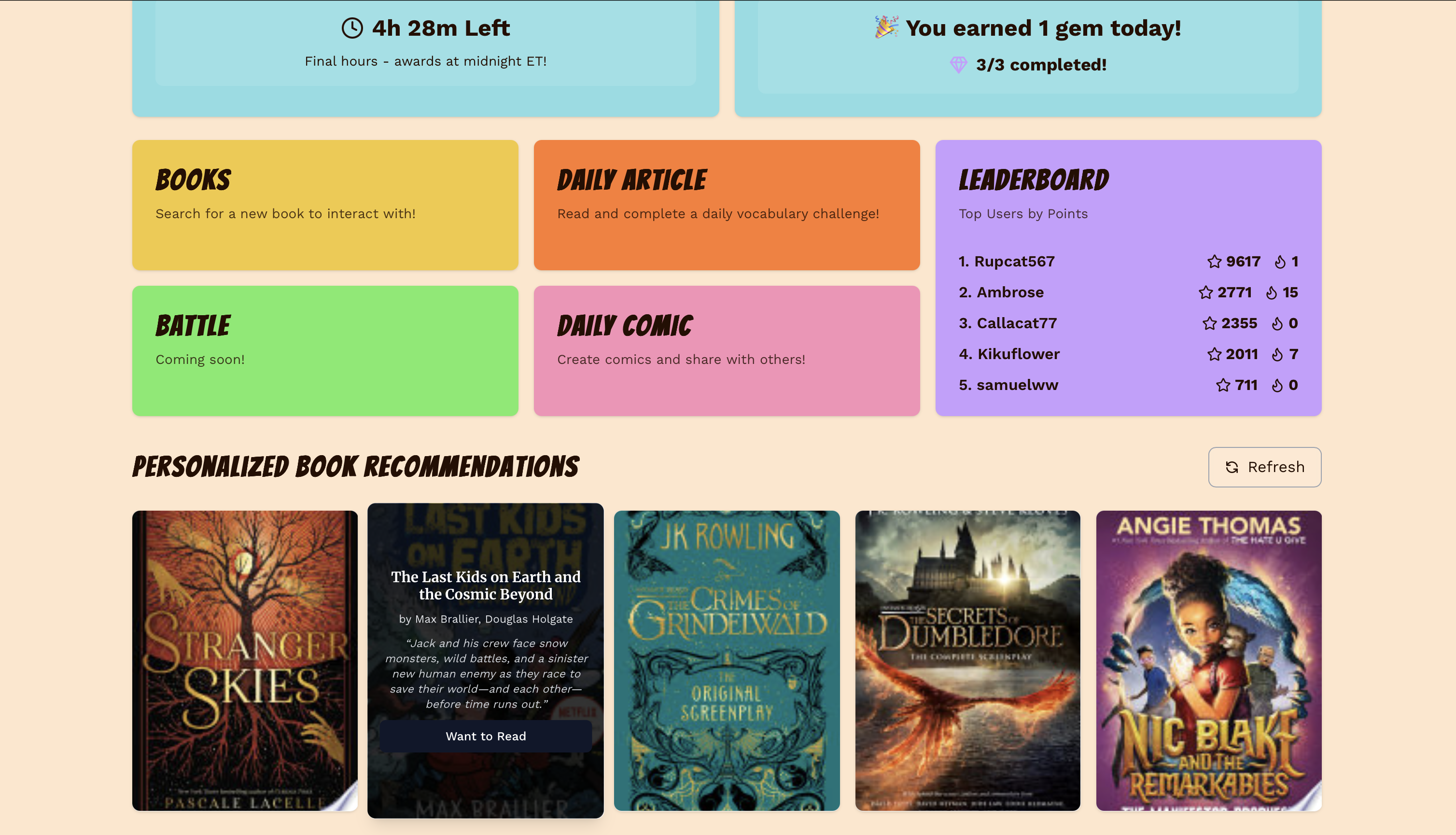 Personalized Recommendations
